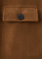 Veste À Col Officier Et Poches