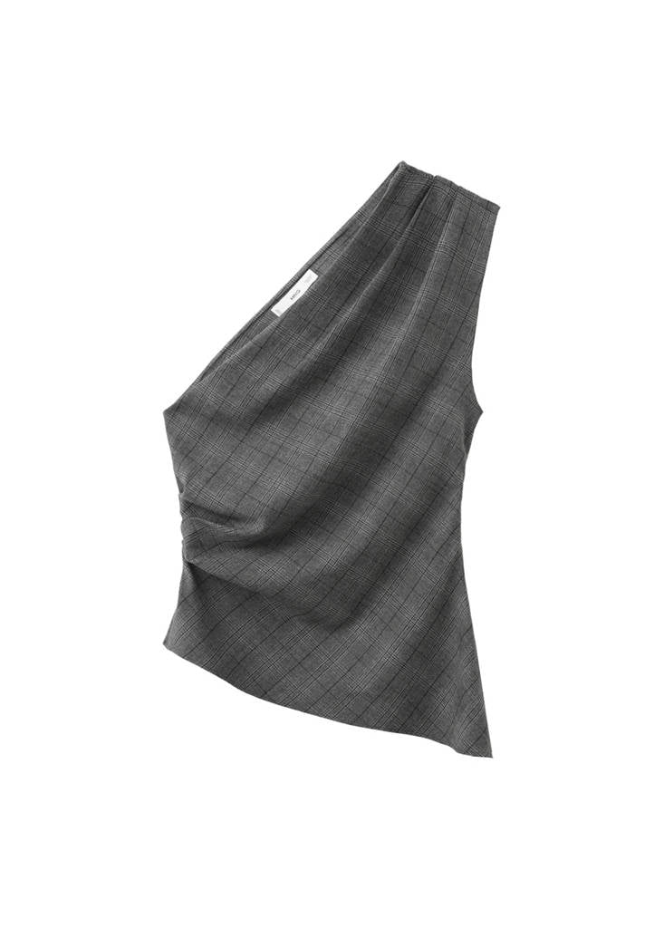 Top Asymétrique Carreaux