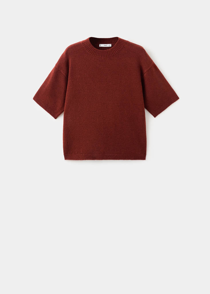 Pull En Maille À Manches Courtes