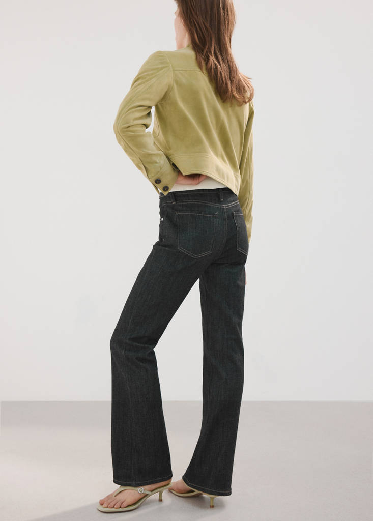 Jean Flare Taille Mi-Haute