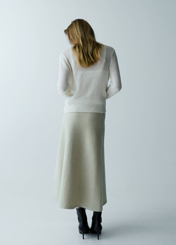 Cardigan Maille En Dentelle