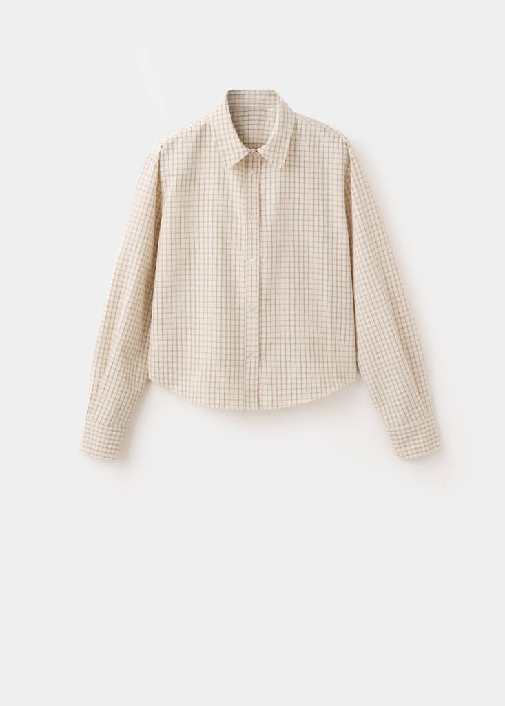 Chemise Droite Carreaux