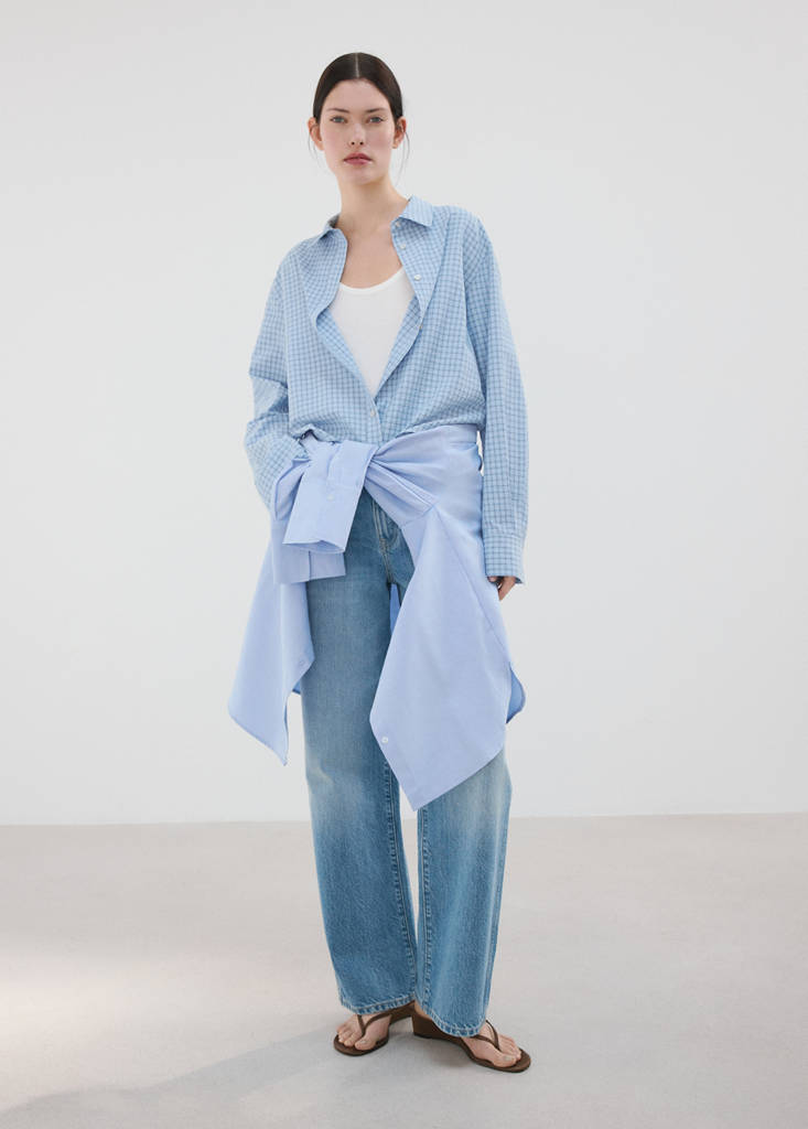 Chemise Droite Carreaux