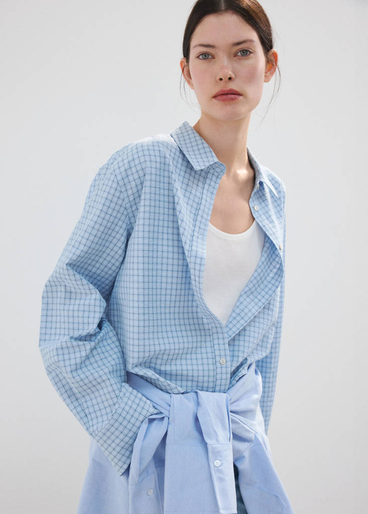 Chemise Droite Carreaux