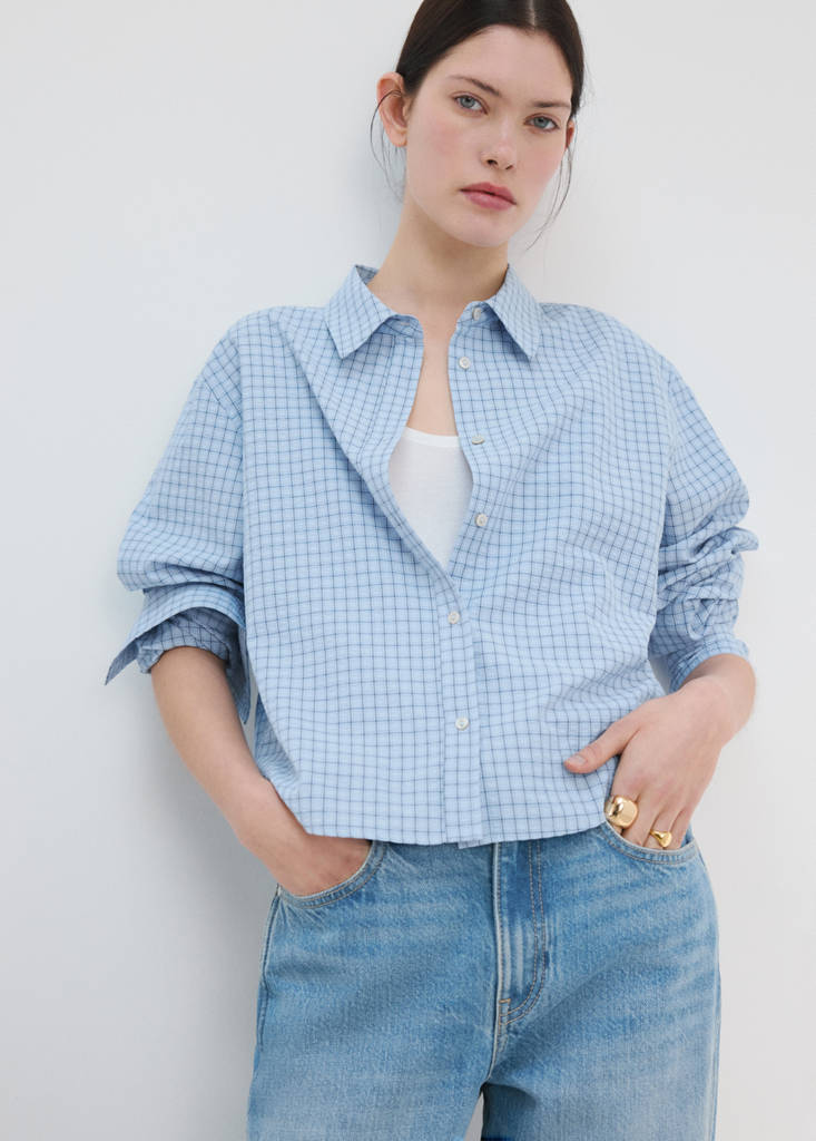 Chemise Droite Carreaux