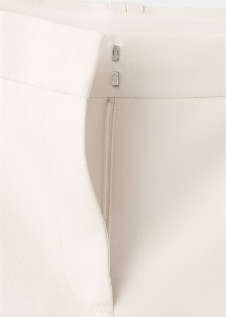 Pantalon Taille Mi-Haute Avec Passants