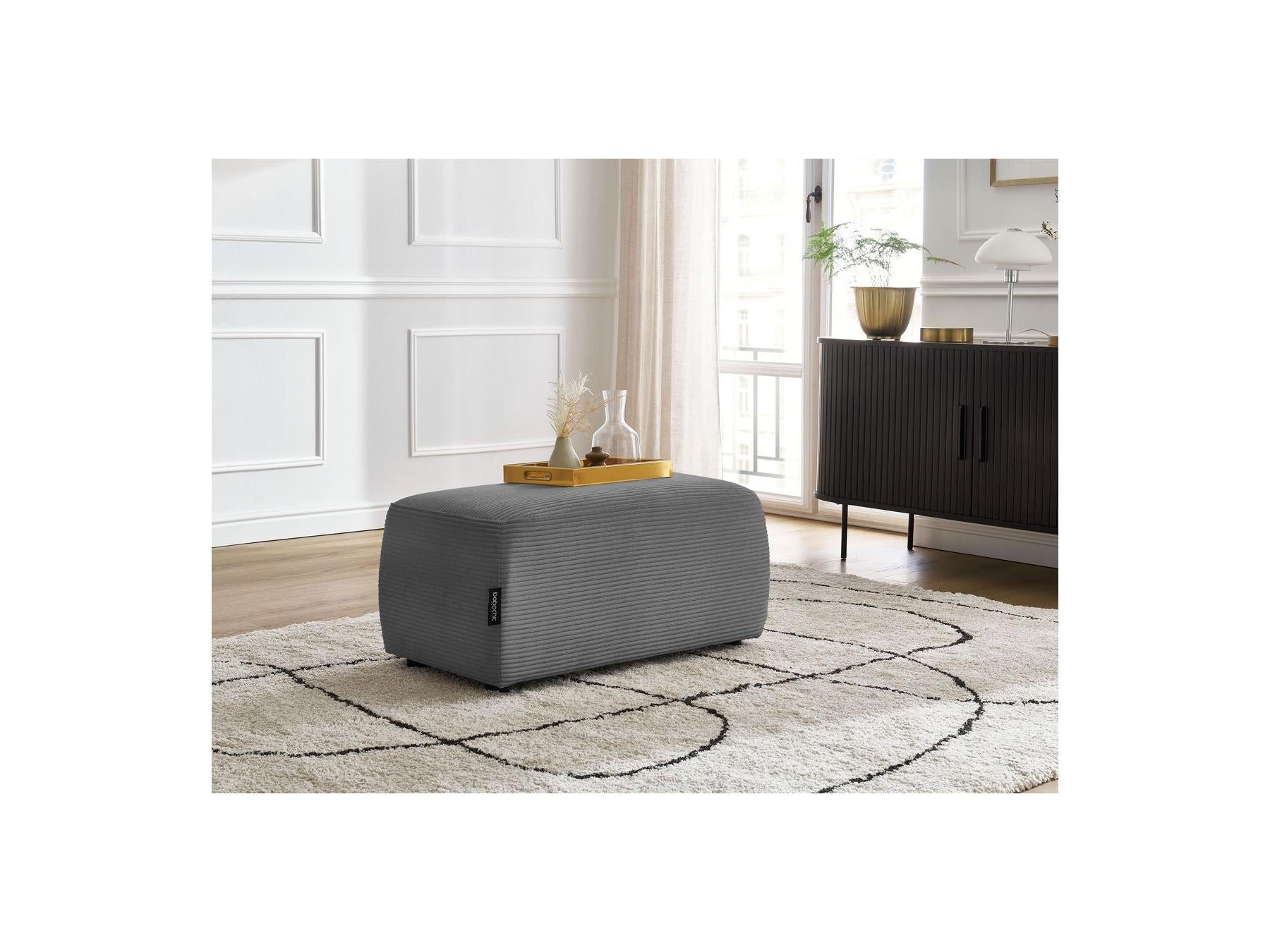 Atilla - Pouf - Velours Côtelé