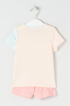 Pyjama - Pink, Yellow and Blue - Girls' Children