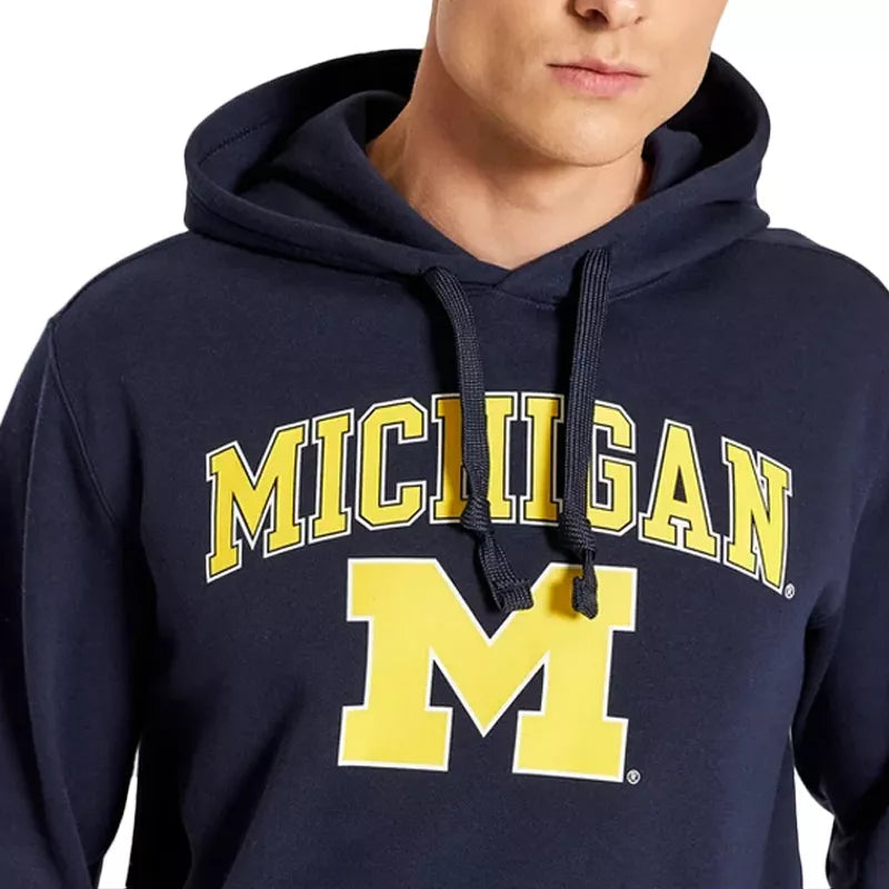 Sweat À Capuche Champion - Bleu Marine, Jaune.