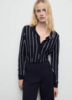 Pantalon Wideleg Boutons