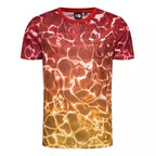 Tee-Shirt New Era Chicago Bulls Nba Team Colour Water Print