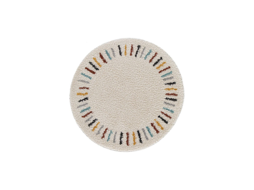 Noni - Round Rug - Plain - Beige