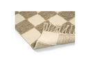 Tapis Poils Courts Botha Motif Abstrait - Beige