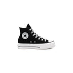 Converse Canvas All Star Lift Hi Jr Trainers - Black/White