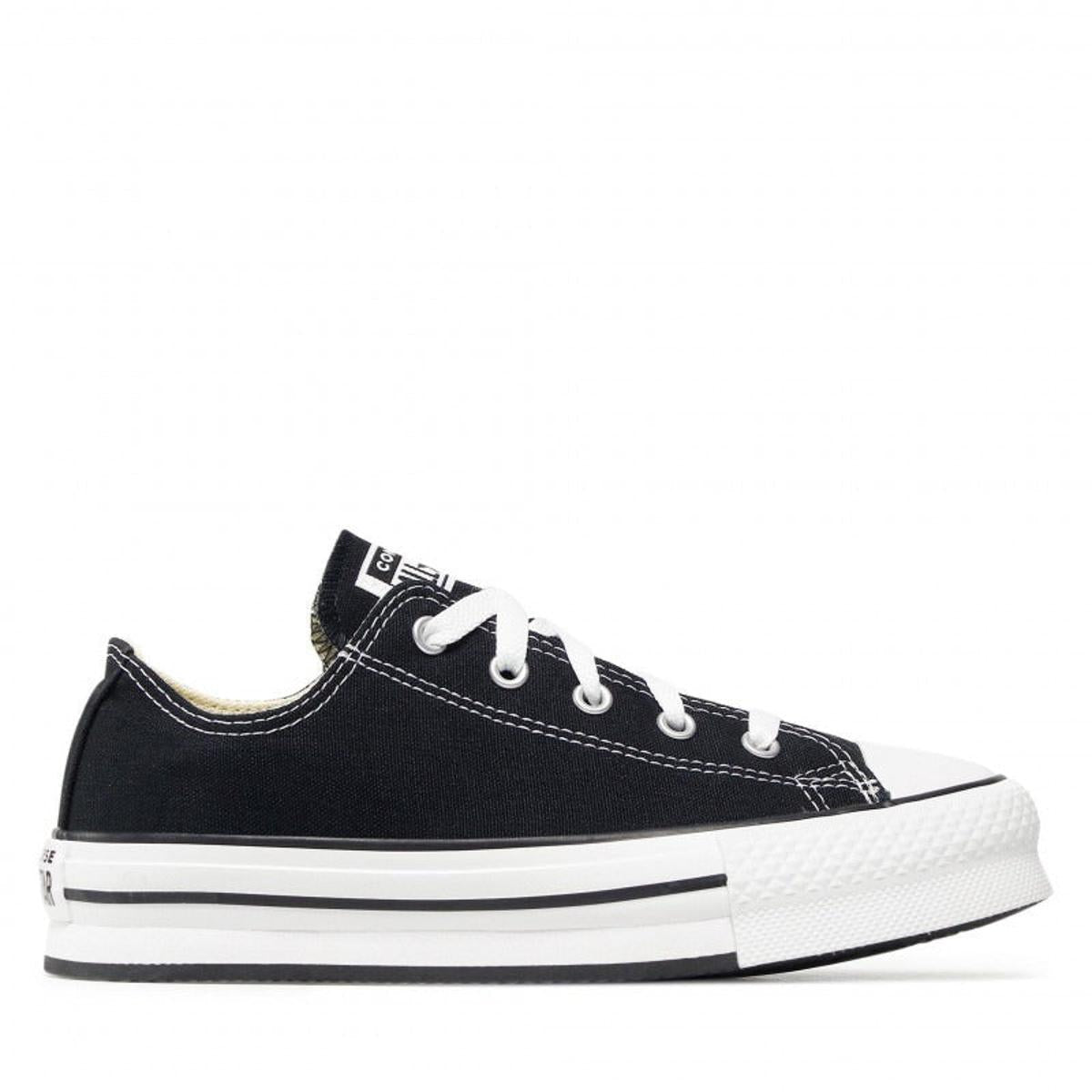 Zapatillas All Star Lift Hi Jr de lona - Negro/Blanco