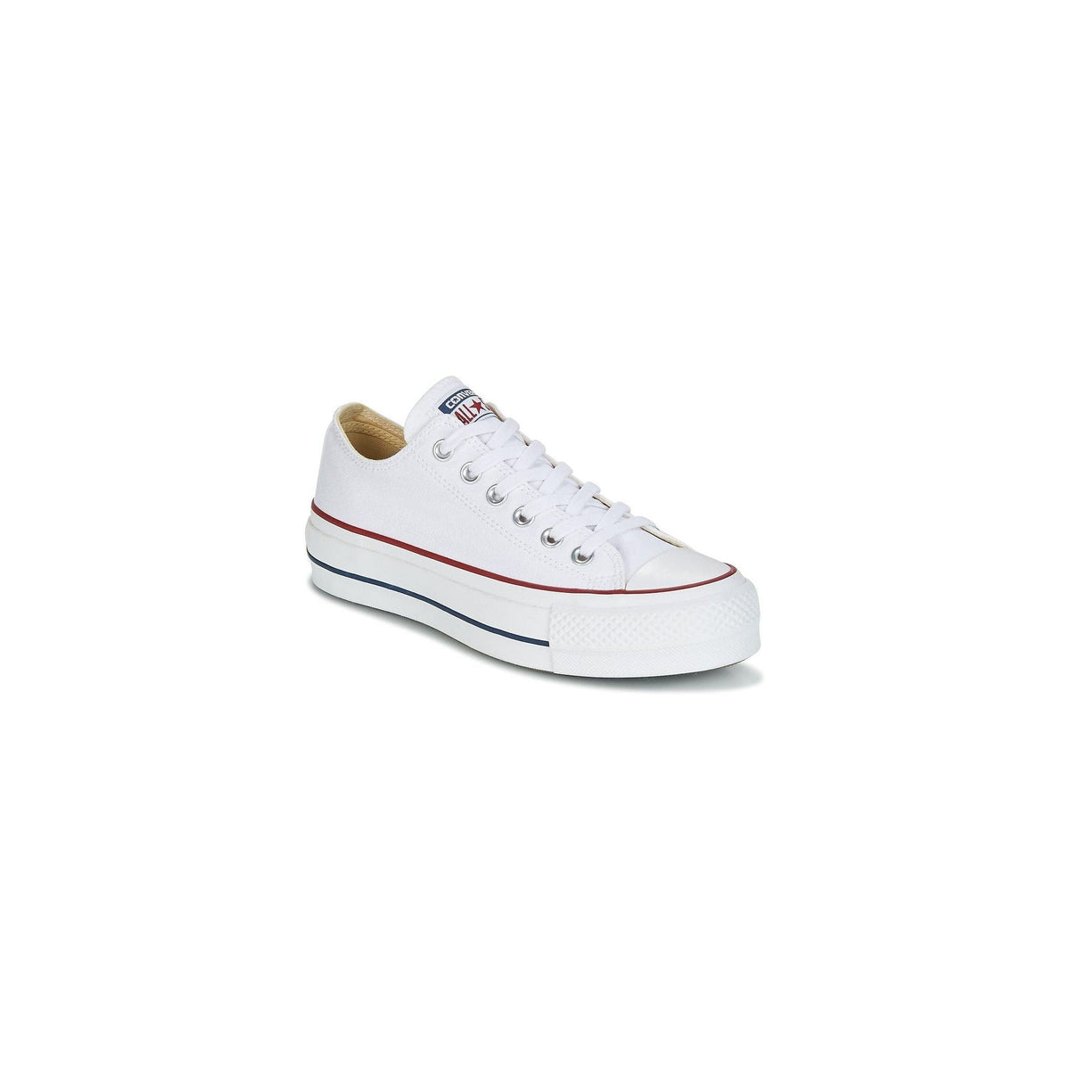 Sneaker Converse Canvas All Star Lift Hi Jr - Bianco Blu