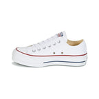 Sneaker Converse Canvas All Star Lift Hi Jr - Bianco Blu