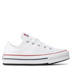 Sneaker Converse Canvas All Star Lift Hi Jr - Bianco Blu