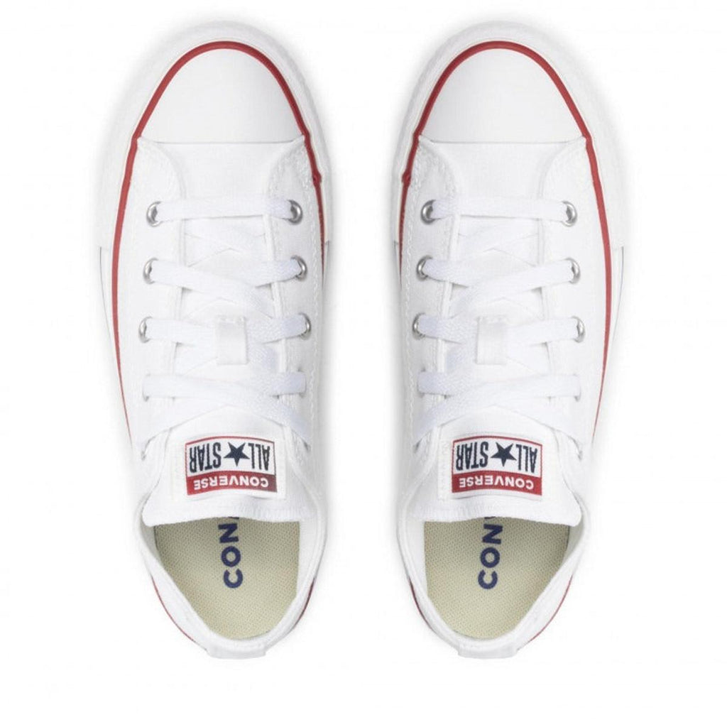Sneaker Converse Canvas All Star Lift Hi Jr - Bianco Blu