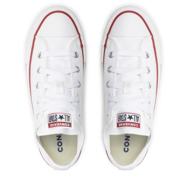 Baskets Converse Canvas All Star Lift Hi Jr - Blanc Bleu