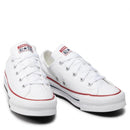 Baskets Converse Canvas All Star Lift Hi Jr - Blanc Bleu