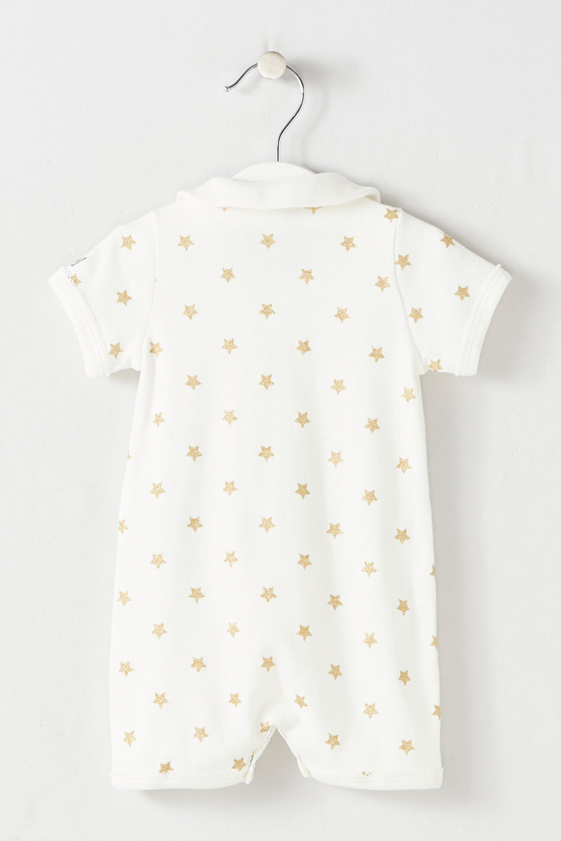 Petit Bateau - Pelele - Blanco - Bebé Niña