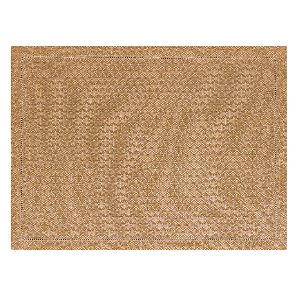 Le Jacquard Francais - Placemat - Portofino Geo - Terra - Linen