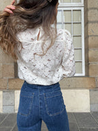 Alma Ecru Lace Blouse