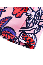 Swimming Cap - Pink and Mustard - Girl Child