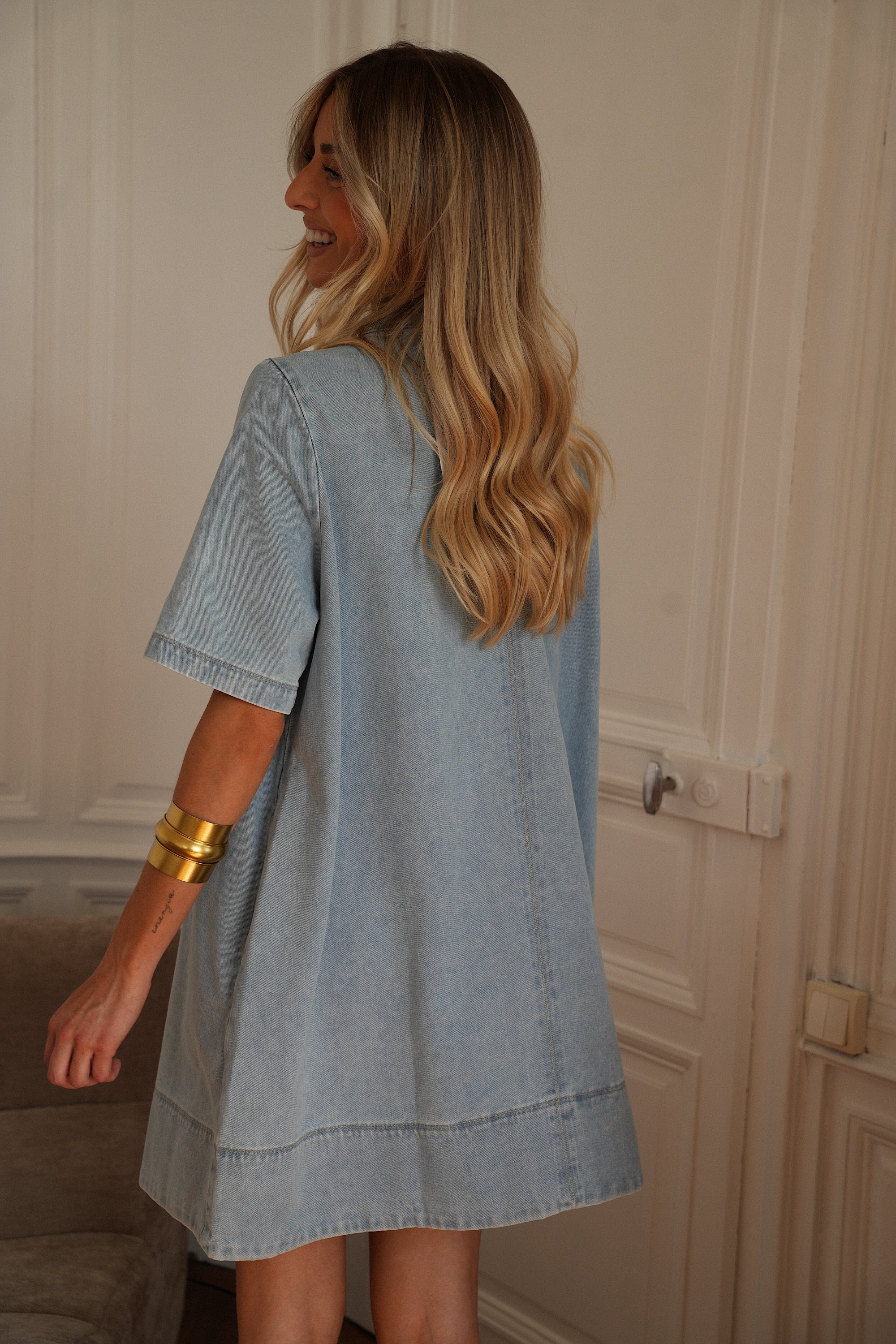 Robe En Jean Zaho - Bleue