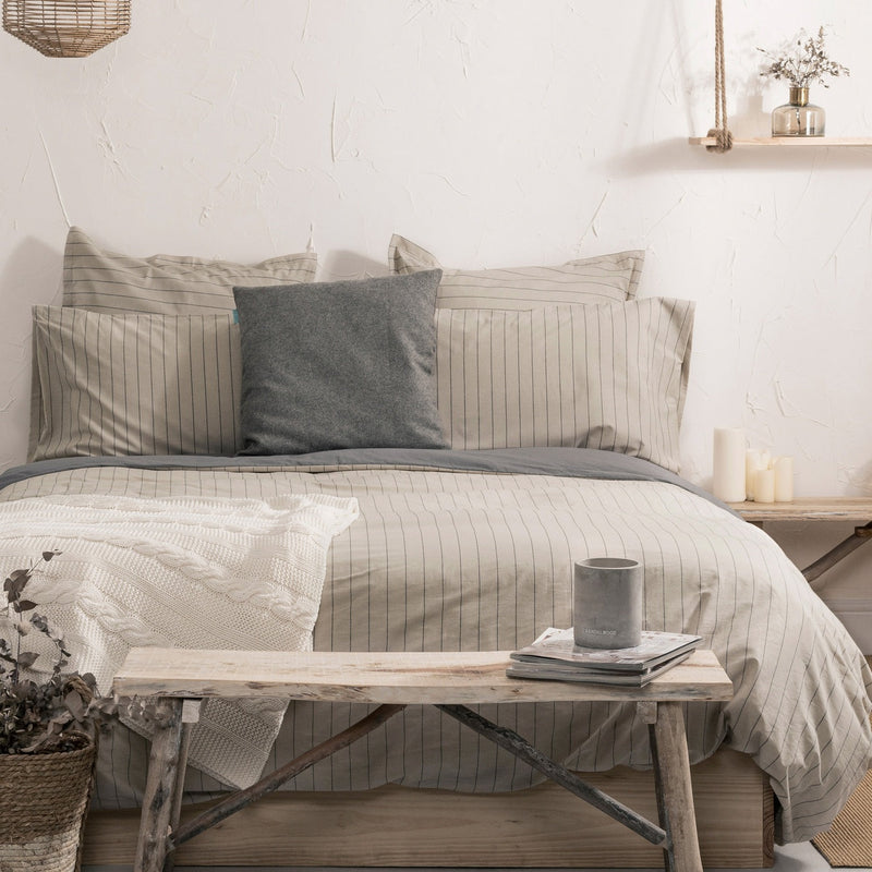Housse De Couette - Oxford - Beige