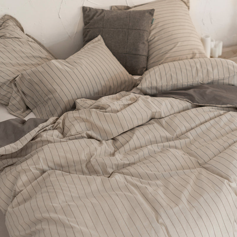 Housse De Couette - Oxford - Beige