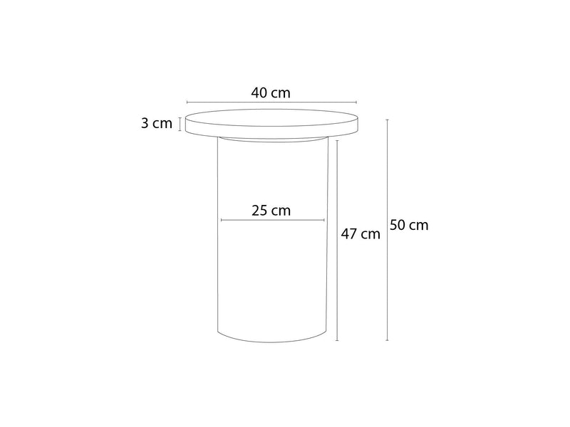 Table Basse - Boecia - Travertin Naturel - 2 Tailles