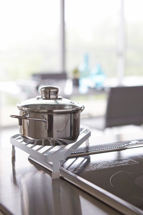 Soporte Estufa Esquinero - Torre - Blanco