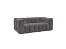 Canapé Droit Convertible 3 Places - Cloud - Tissu Lisse