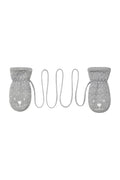 Mittens With Ties - Light Grey - Baby Boy