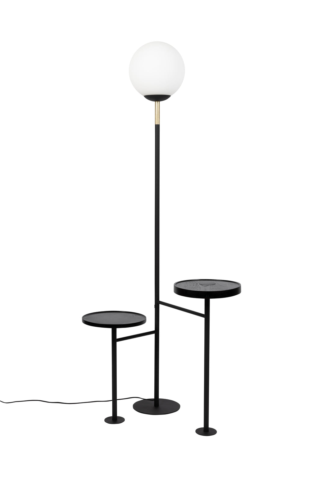 Orion Charge - Floor Lamp - Glass - Black