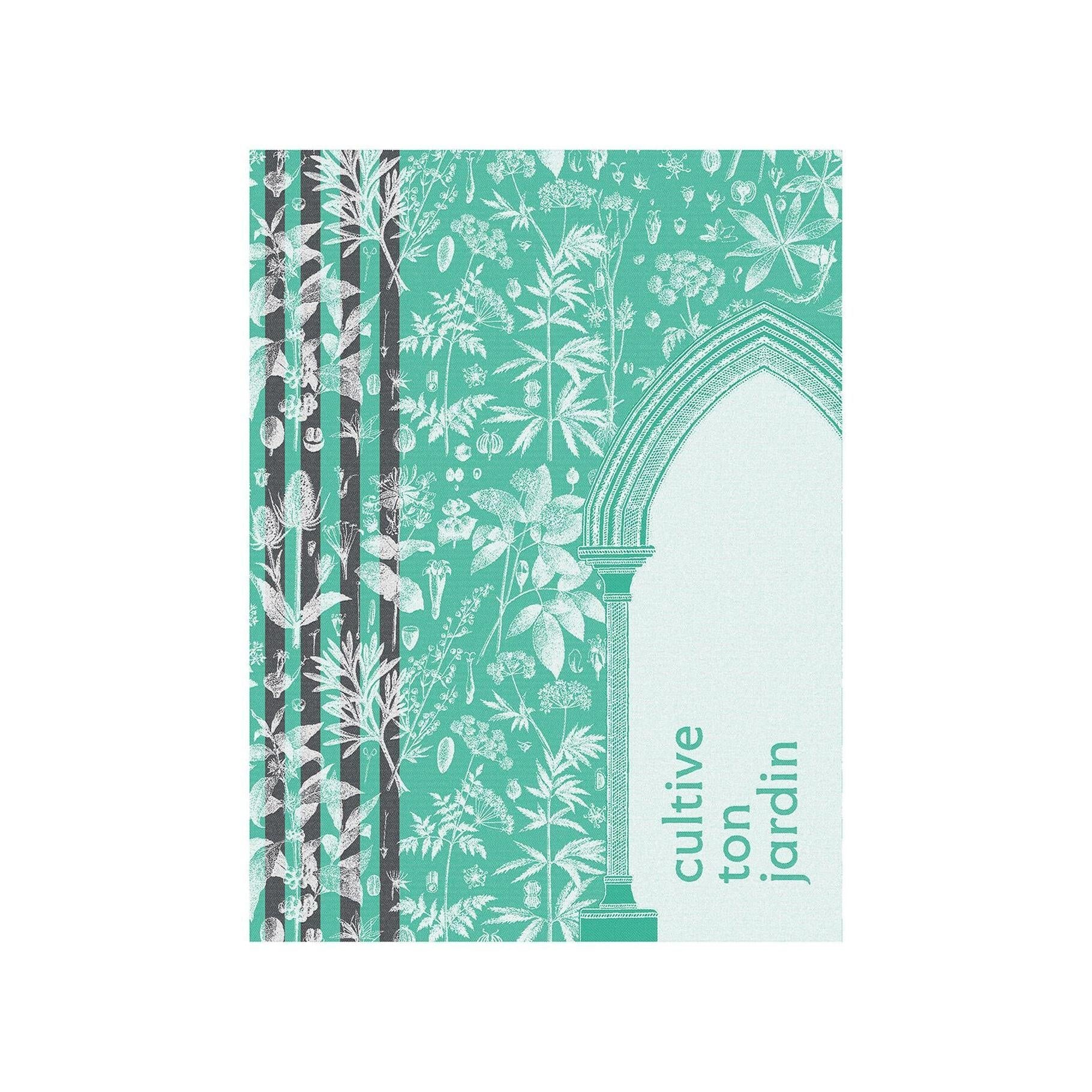Tea Towel - Abbaye Terre - Green