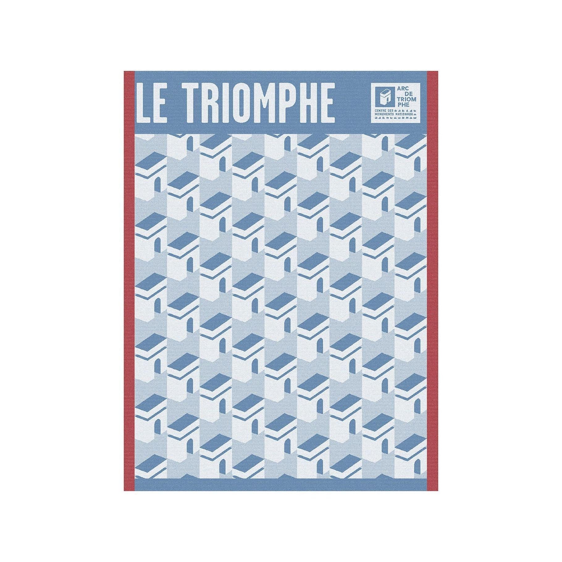 Tea Towel - Arc de Triomphe - Blue