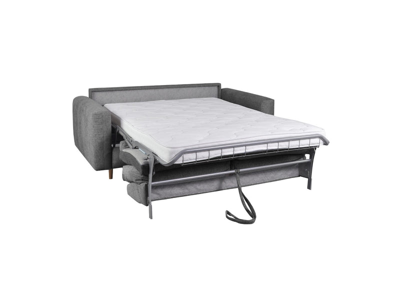 Canapé Droit Convertible Ouverture Express - Cocoone - Tissu Chiné - 140X200