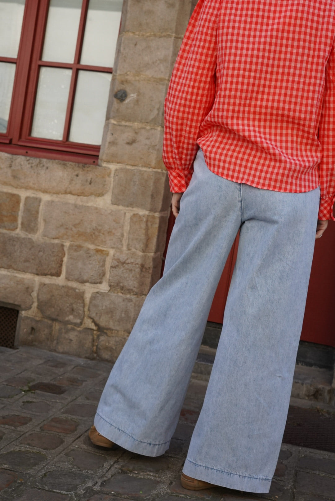 Jules Light Denim Wide Jeans