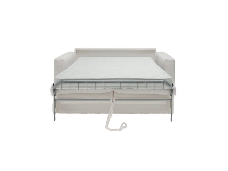 Canapé Droit Convertible Ouverture Express - Cocoone - Tissu Bouclette - 160X200