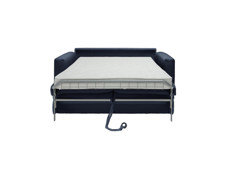 Canapé Droit Convertible Ouverture Express - Cocoone - Tissu Bouclette - 140X200