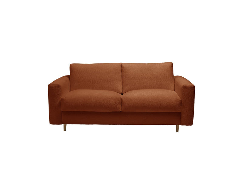 Canapé Droit Convertible Ouverture Express - Cocoone - Tissu Bouclette - 140X200