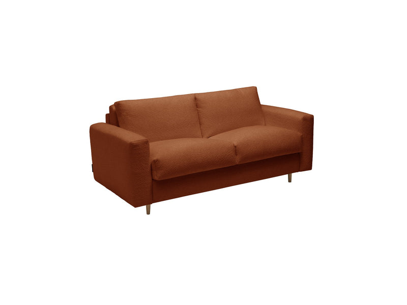 Canapé Droit Convertible Ouverture Express - Cocoone - Tissu Bouclette - 160X200