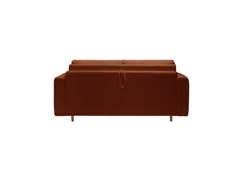 Canapé Droit Convertible Ouverture Express - Cocoone - Tissu Bouclette - 160X200