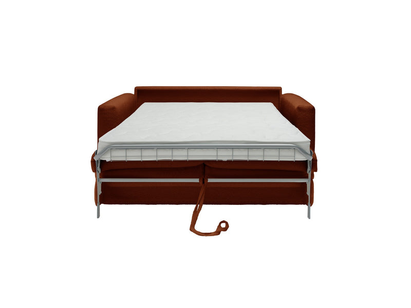 Canapé Droit Convertible Ouverture Express - Cocoone - Tissu Bouclette - 160X200