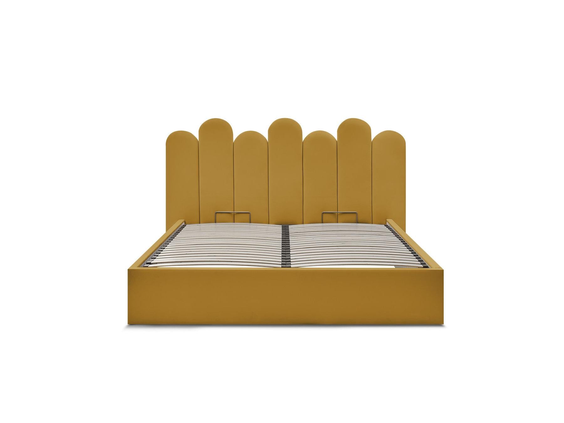 Badja - Cama con arcón - Terciopelo