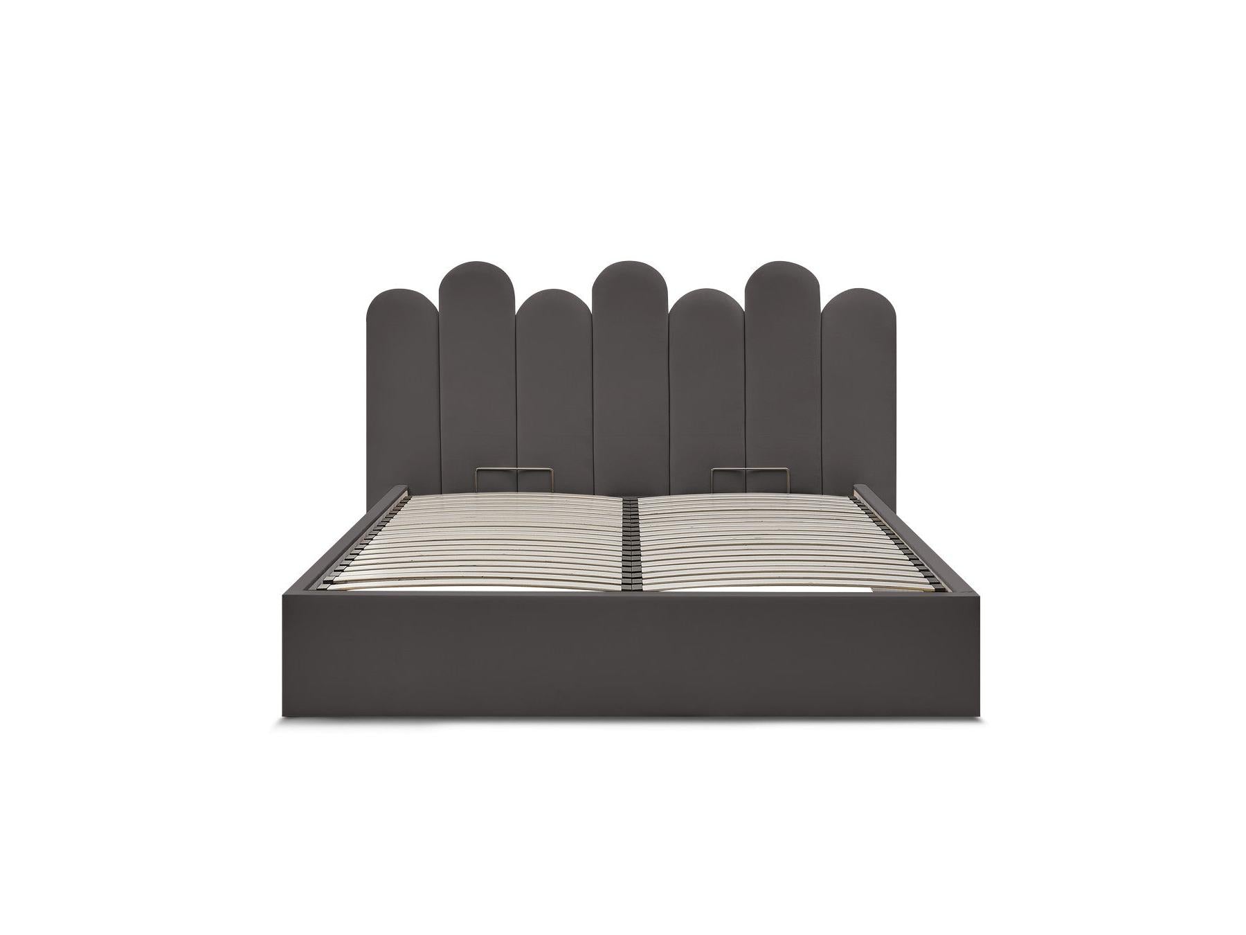 Badja - Cama con arcón - Terciopelo