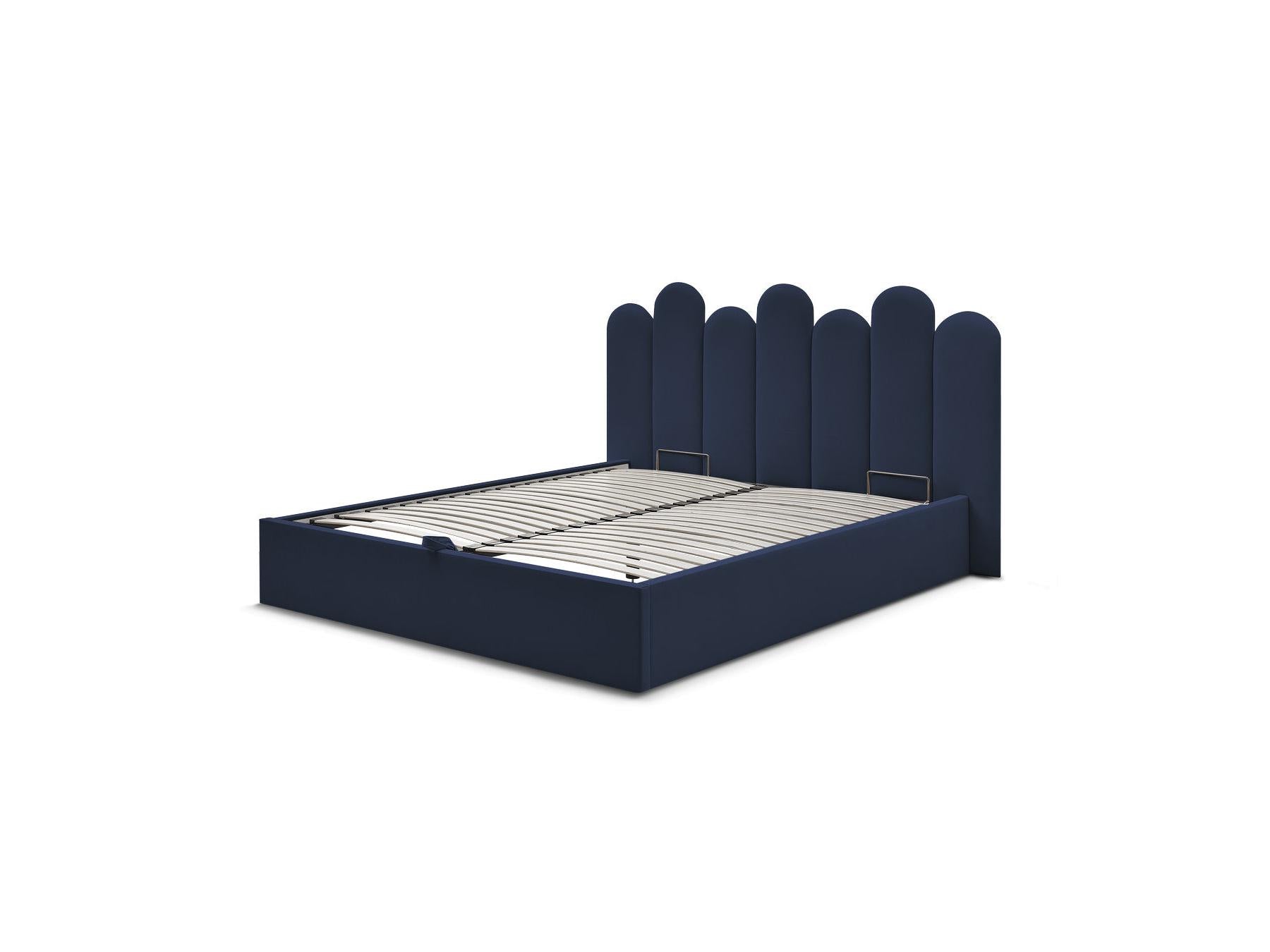 Badja - Cama con arcón - Terciopelo